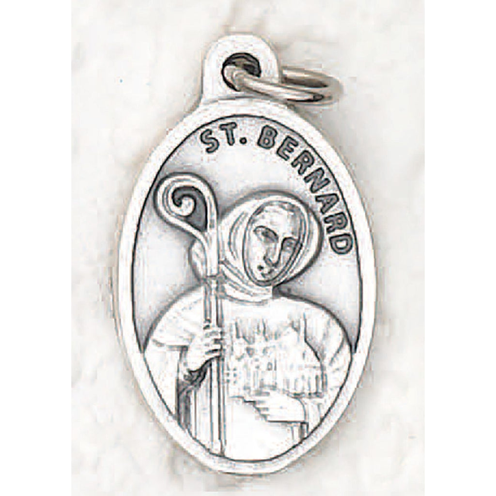 Saint Bernard Pray for us Medal - 4 Options
