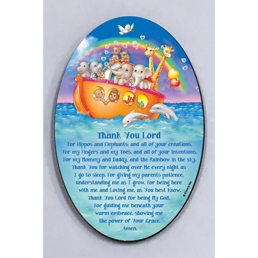 Noah's Ark Wood Wall Plaque - 2 Options