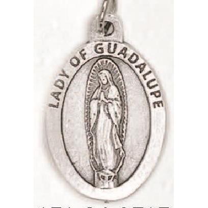 Lady of Guadalupe Premium 1 Inch Double Sided Medal - 4 Options