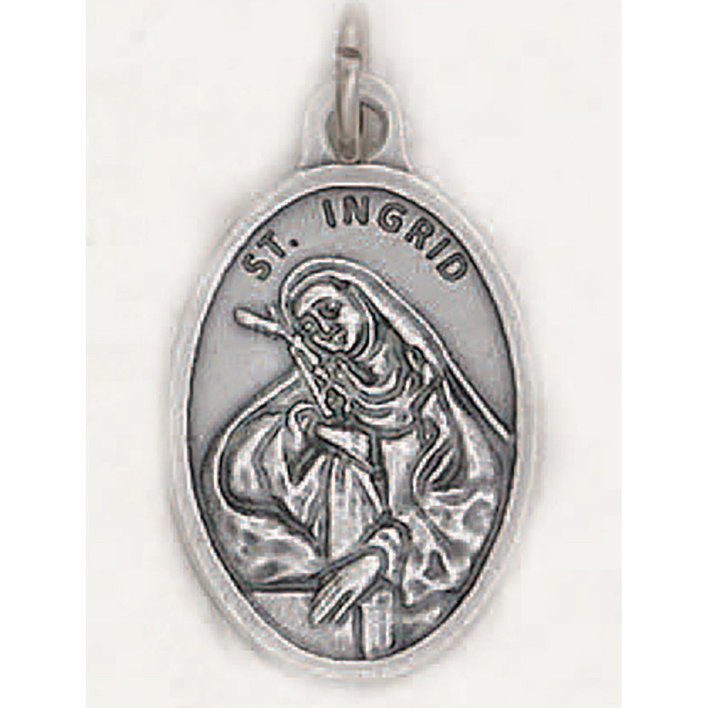 Saint Ingrid Pray for Us Medal - 4 Options