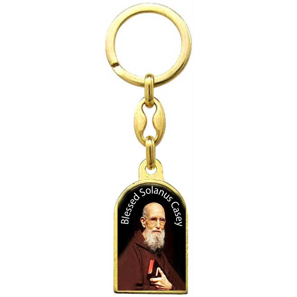 Blessed Solanus Casey Gold Tone Key Chain - Pack of 12