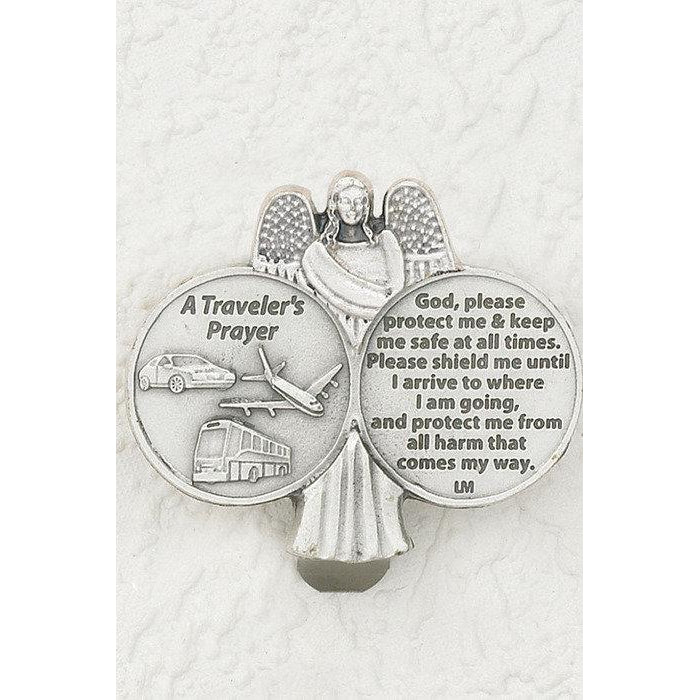 Travelers Prayer- Visor Clip - Pack of 3