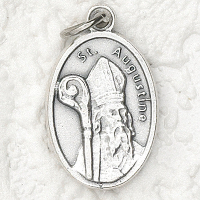 St. Augustine Pray for Us Medal - 4 Options