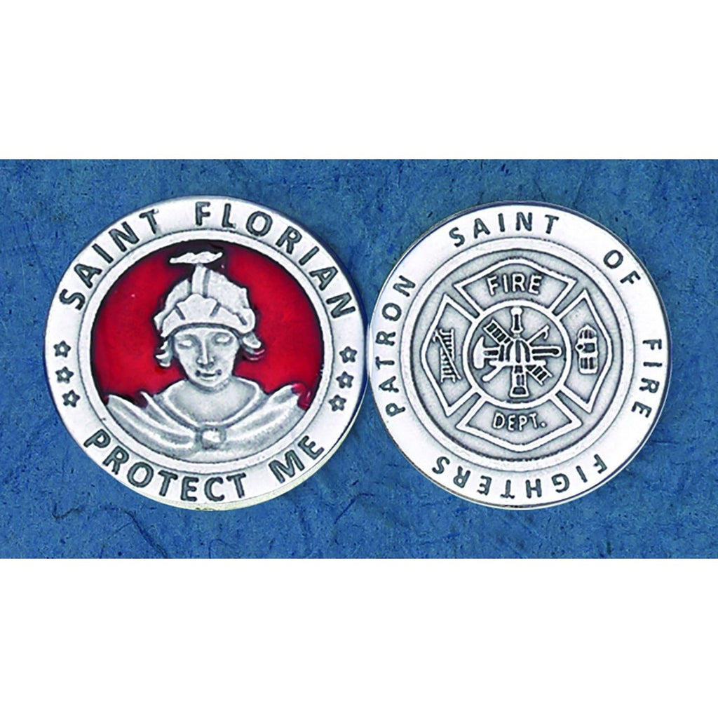 Enameled Token - Saint Florian - Pack of 25