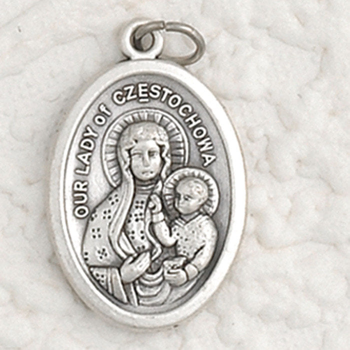 Our Lady of Czestochowa Pray for Us Medal - 4 Options