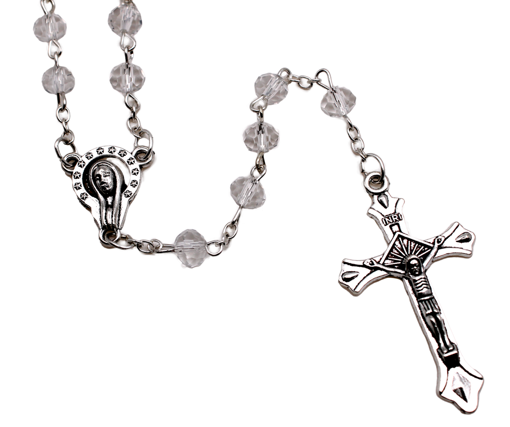 6 mm Glass Bead Rosary