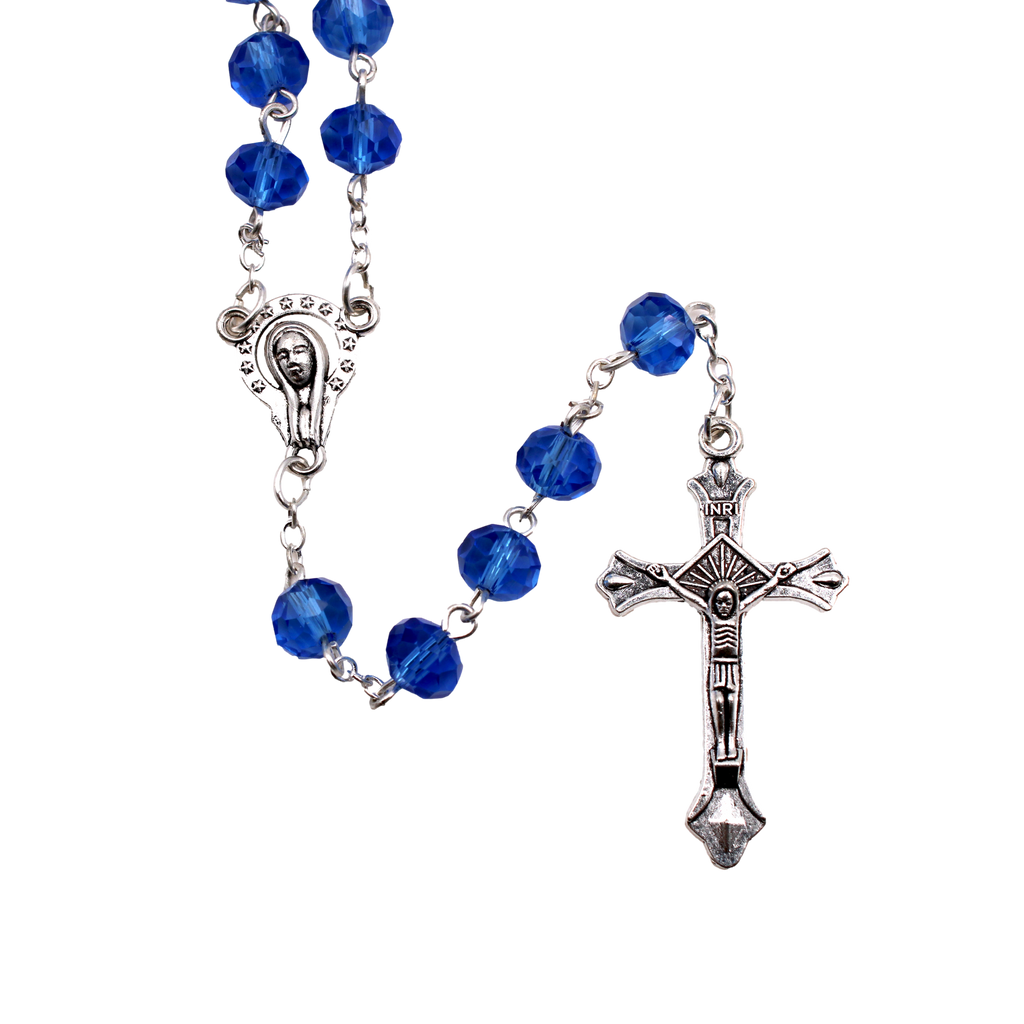 8 mm Glass Bead Rosary