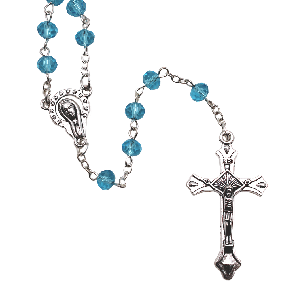 6 mm Glass Bead Rosary