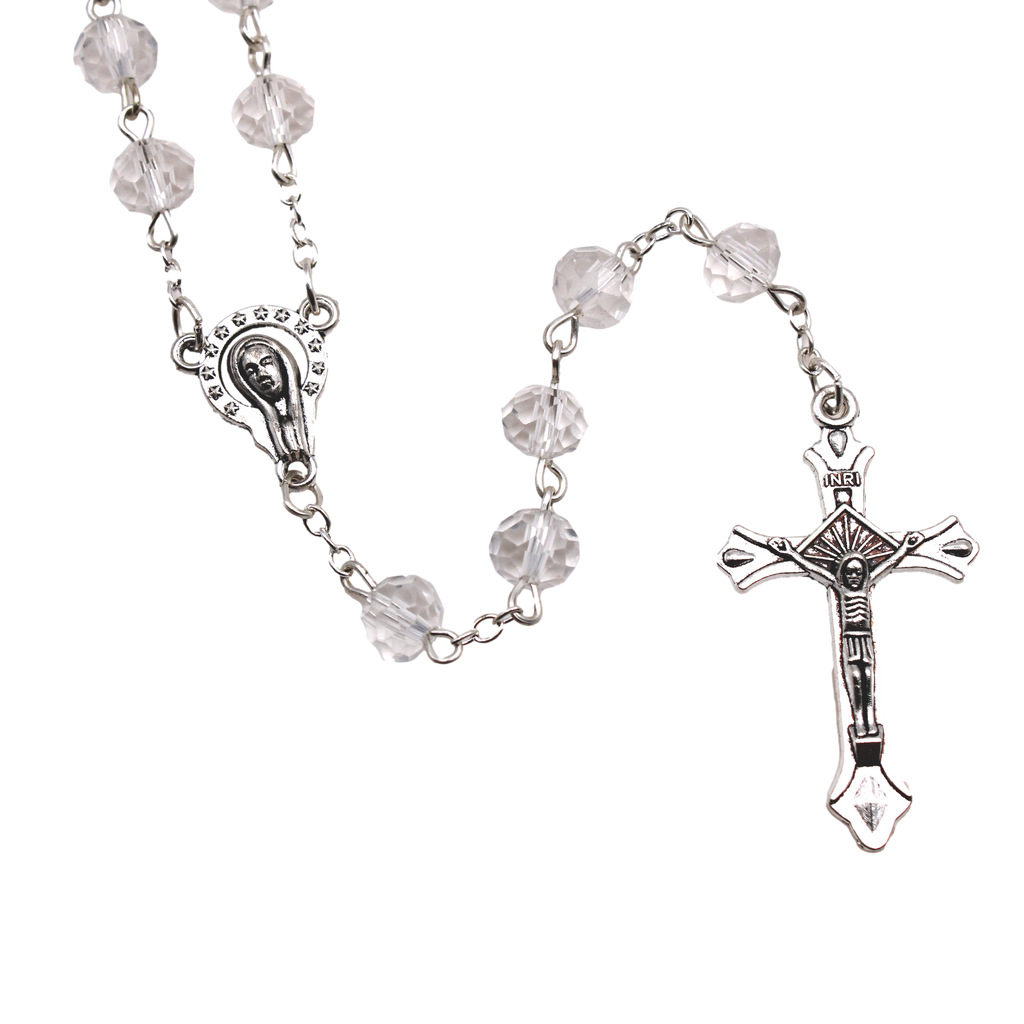 8 mm Glass Bead Rosary