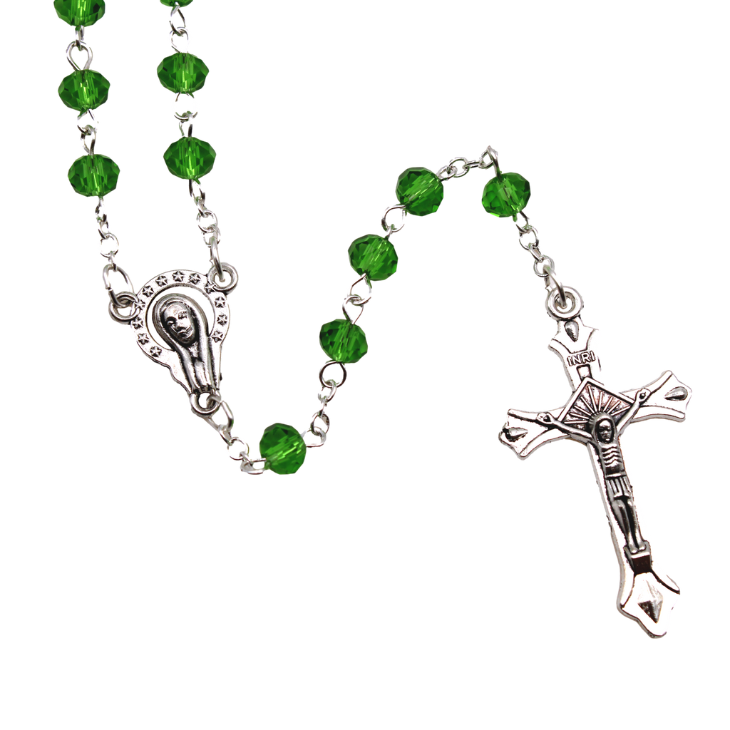6 mm Glass Bead Rosary