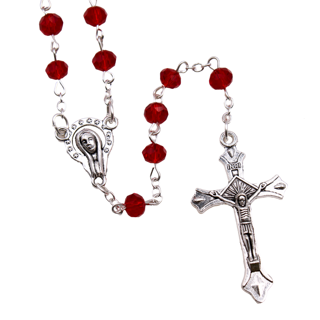 6 mm Glass Bead Rosary