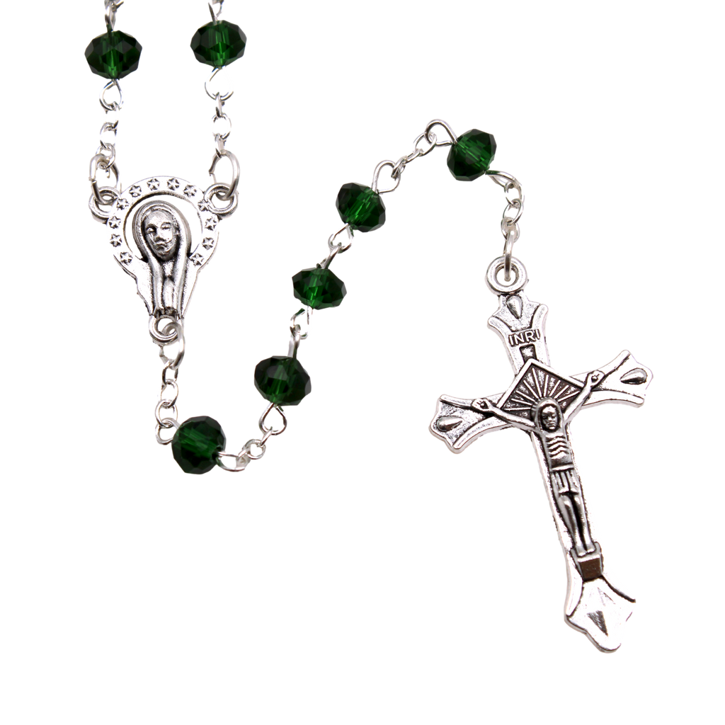 6 mm Glass Bead Rosary