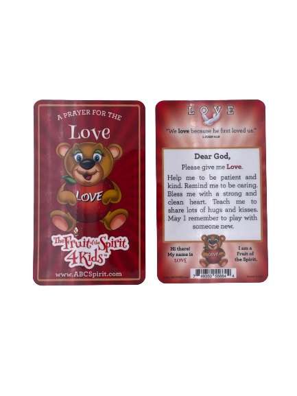 Fruit of the Spirit Prayer Card Set