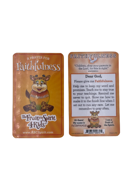 Fruit of the Spirit Prayer Card Set