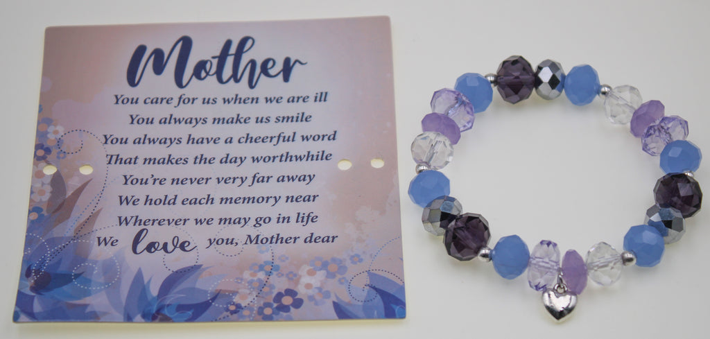 Mother Bracelet with card and poly bag
