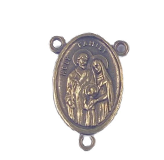 Holy Family Center in Brass Tone