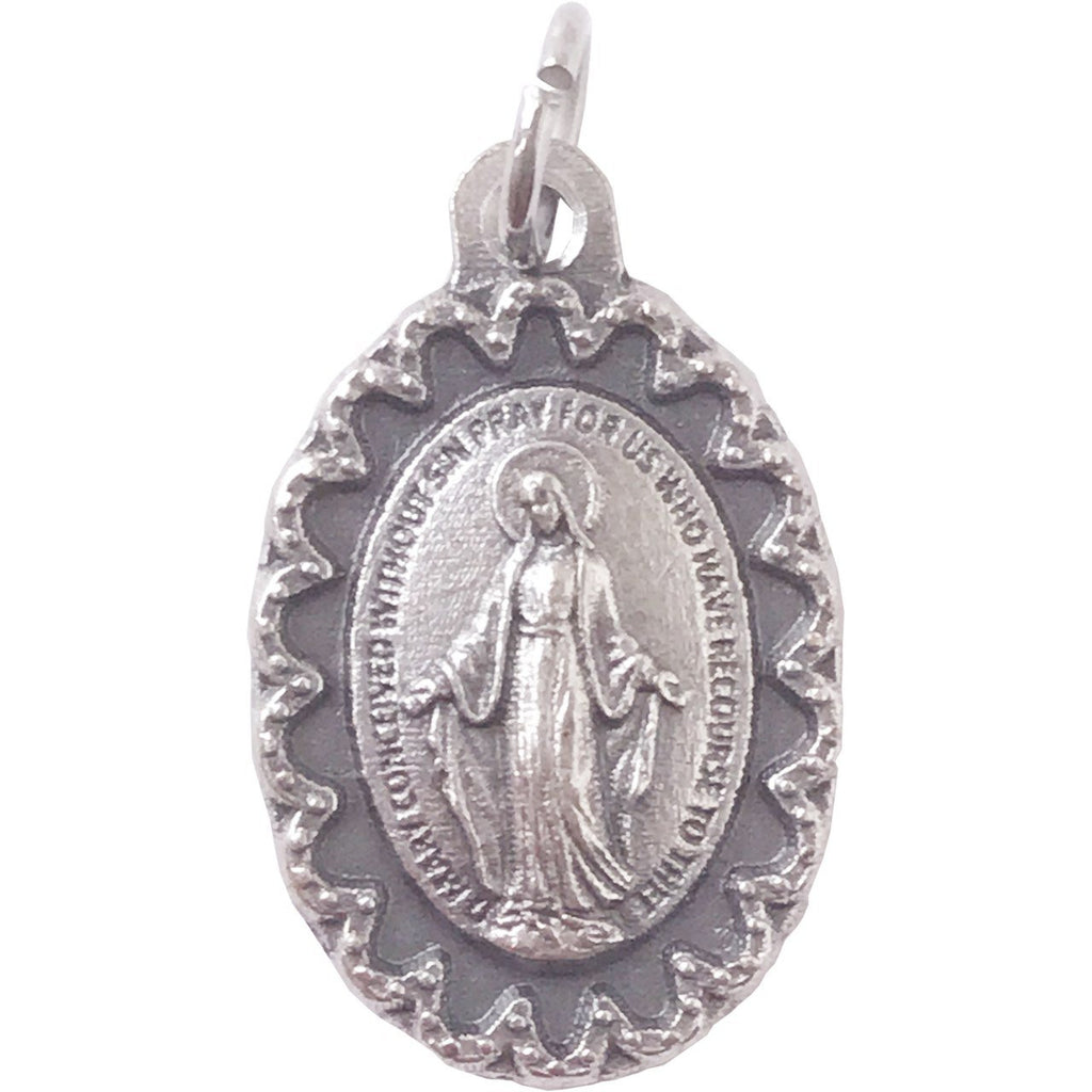 Scalloped Framed Miraculous Medal -  Pack of 25