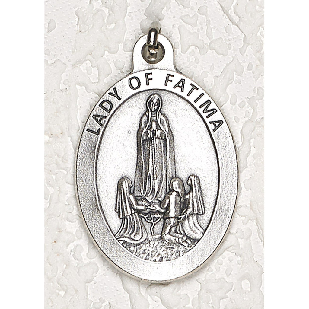 Lady of Fatima Double Sided Medal - 1-1/2 Inch - 4 Options