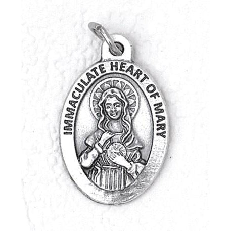 Immaculate Heart Premium 1 Inch Double Sided Medal - 4 Options