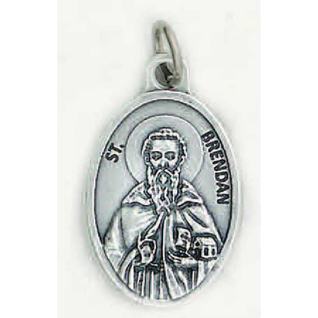 Saint Brendan Pray for Us Medal - 4 Options