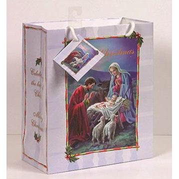 Blue ChriSaintmas Bag - Pack of 12