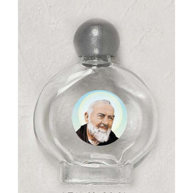 Saint Padre Pio Holy Water Bottle - Pack of 12