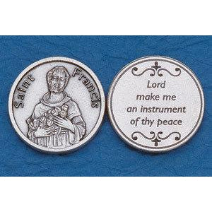 Catholic Tokens Italian Token - St Francis – Lumen Mundi
