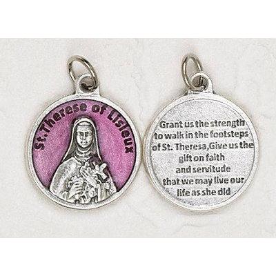 Saint Therese Enameled Medal- PACK OF 25
