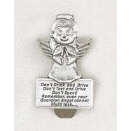 Your Guardian Angel Cannot Multitask  Visor Clip - Pack of 3