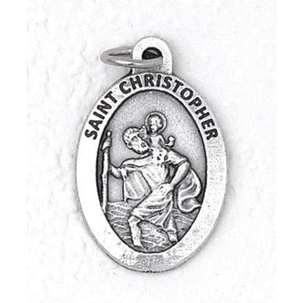 Saint Christopher Premium 1 Inch Double Sided Medal - 4 Options