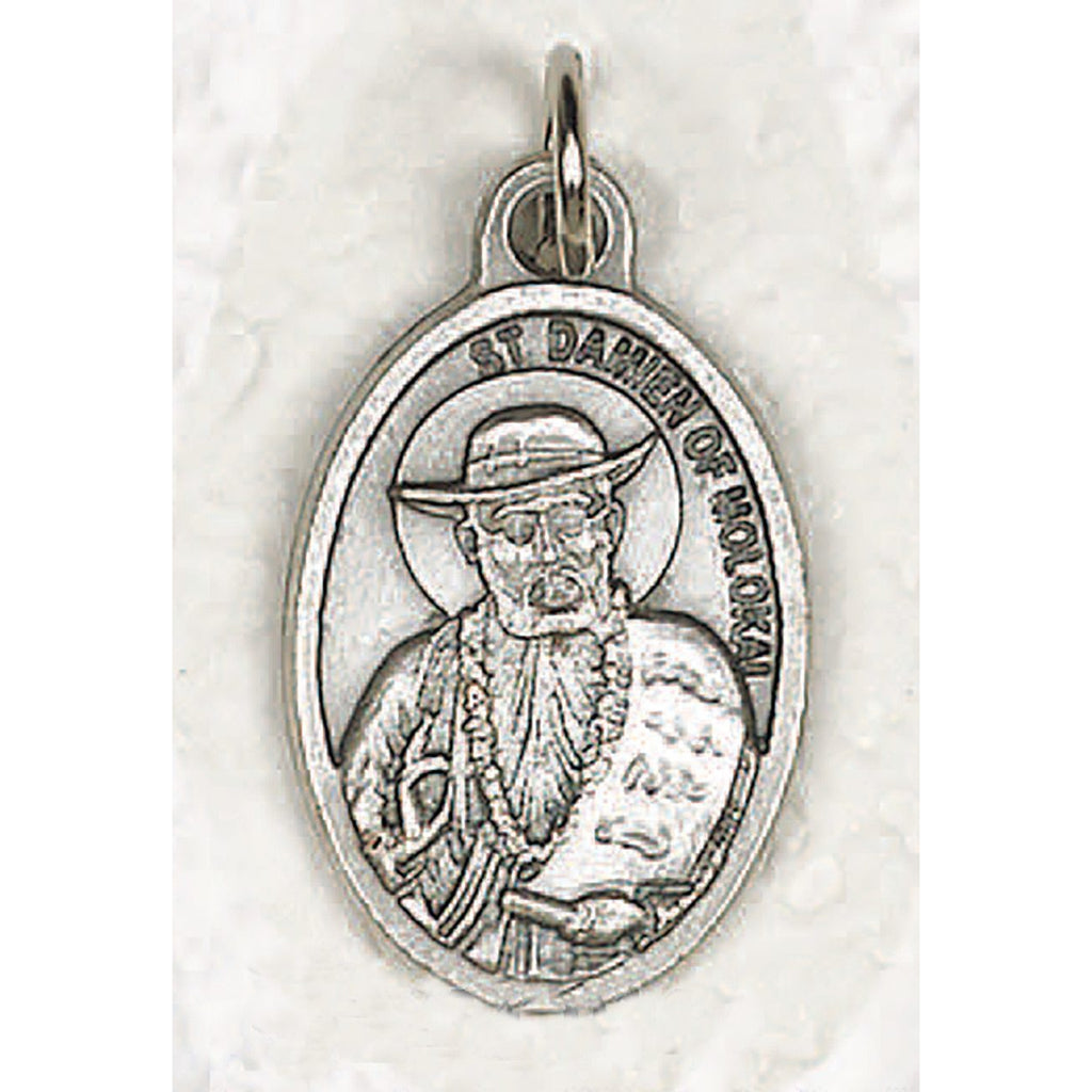 Saint Damien of Molokai Pray for Us Medal - 4 Options