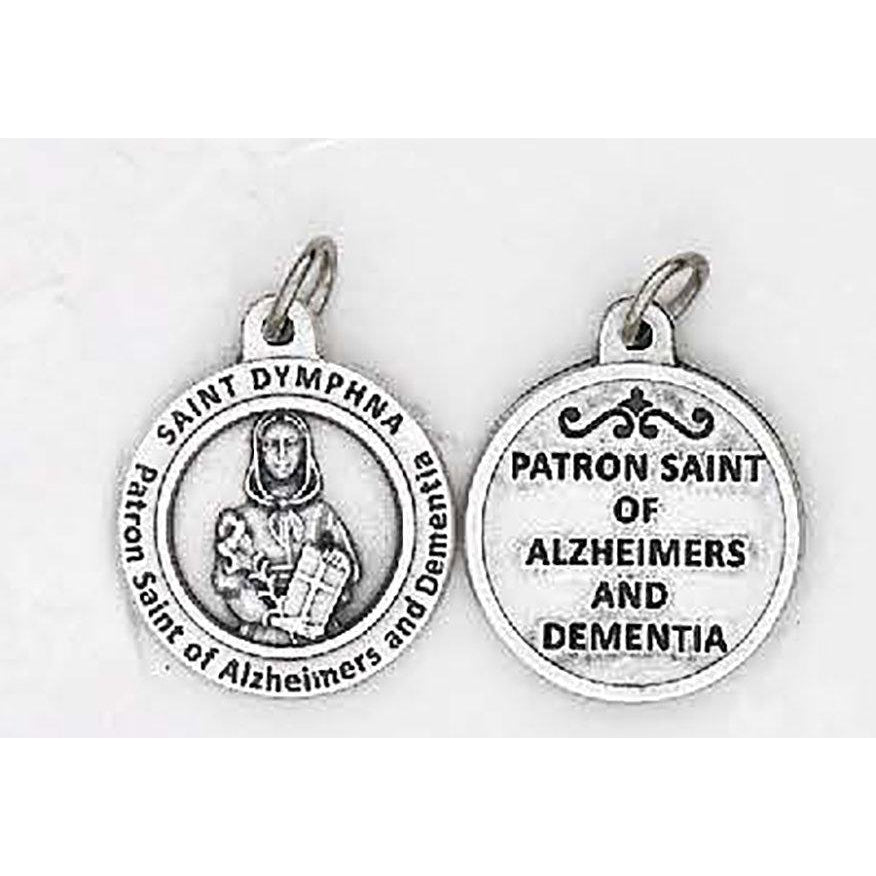 Healing Saint - St Dymphna Medal (Alzheimers) - 4 Options