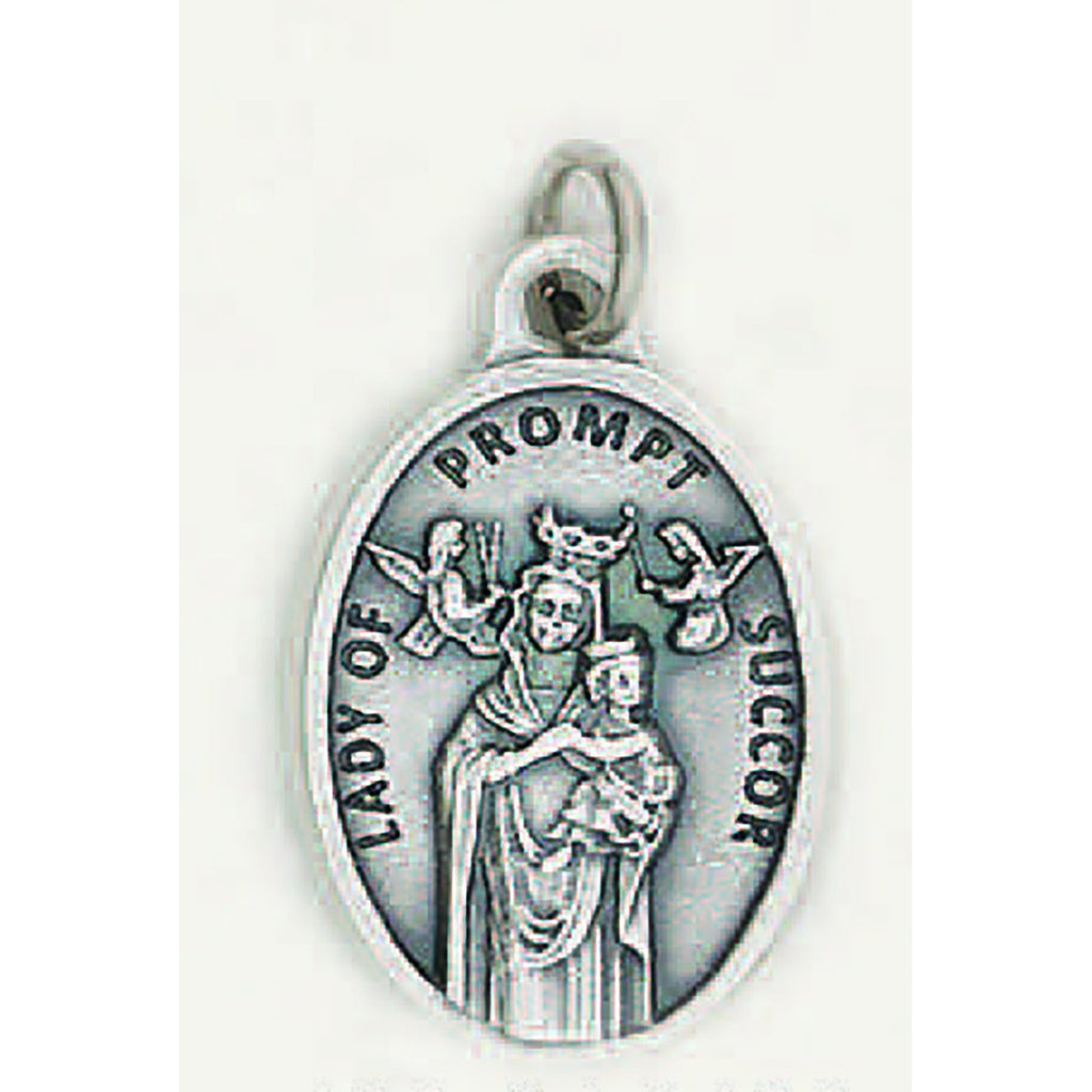 Lady of Prompt Succor Pray for Us Medal - 4 Options