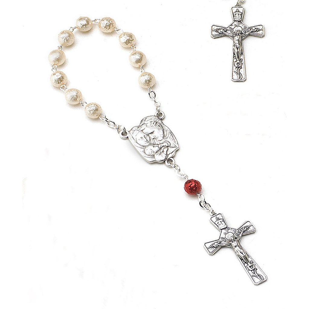 Holy Family - Imitation Pearl Decade Rosary