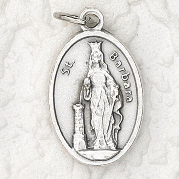 St. Barbara Pray for Us Medal - 4 Options