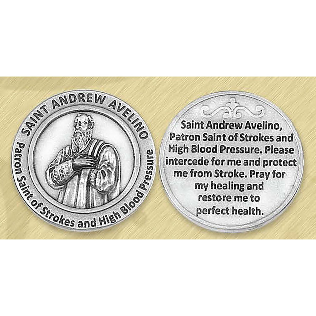 Healing Saint - Saint Andrew Avelino Pocket Token