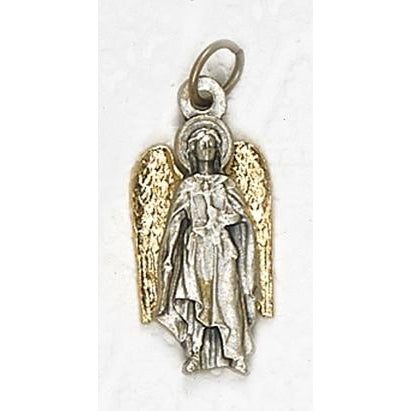 Two Tone Archangel Uriel Silhouette Medal - 4 Options