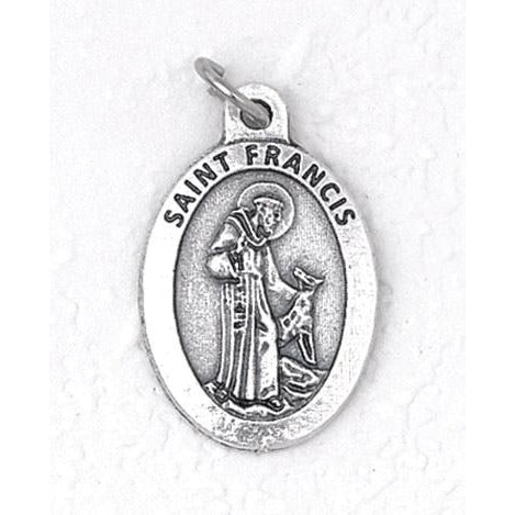 Saint Francis Premium 1 Inch Double Sided Medal - 4 Options