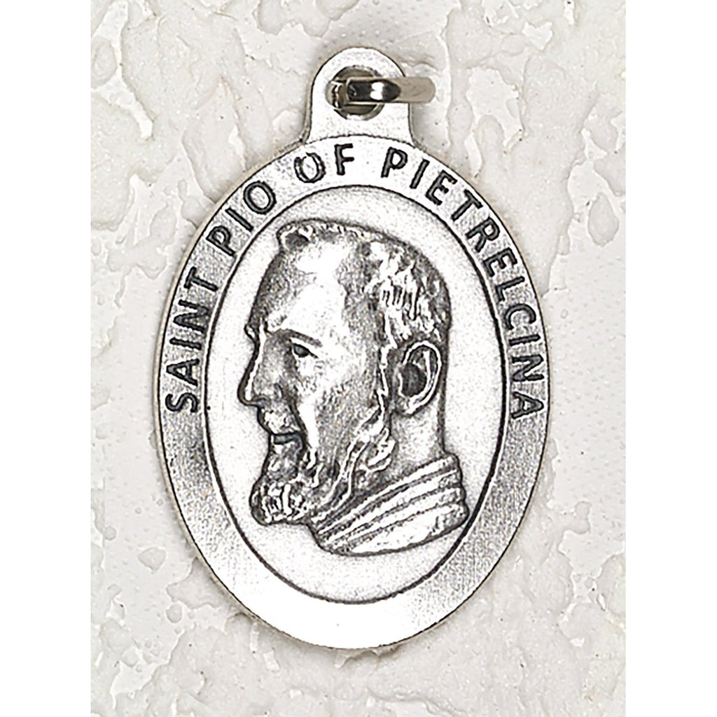 Saint Pio Double Sided Medal - 1-1/2 Inch - 4 Options