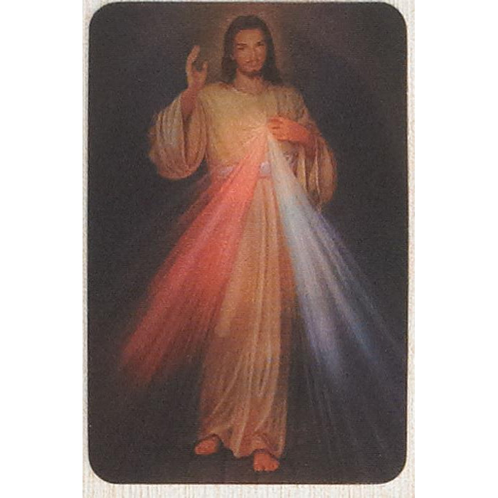 Divine Mercy - Holographic 3D Cards - Pack of 12 Lumen Mundi Divine Mercy - Holographic 3D Cards - Pack of 12 Lumen Mundi