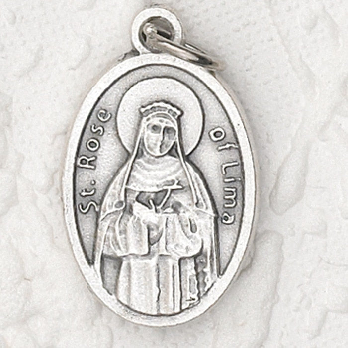 St. Rose of Lima Pray for Us Medal - 4 Options
