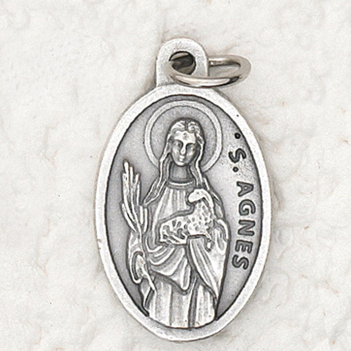 St. Agnes Pray for Us Medal - 4 Options